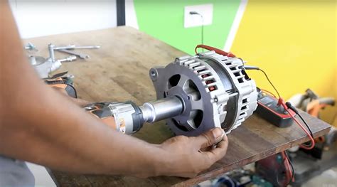 car alternator to wind turbine