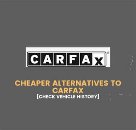 car fax alternative