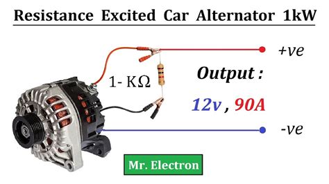 how many watts does a car alternator produce