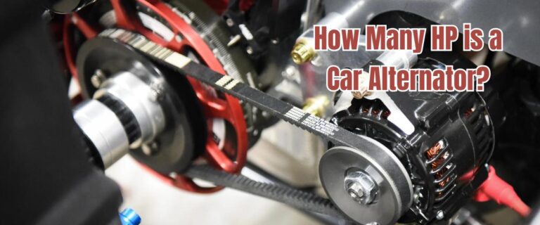 How Many HP is a Car Alternator